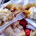 Strawberry and nutella crepe from Paris Crepe, Colorado Springs
