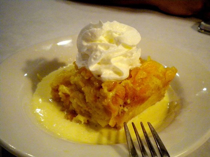 Bread pudding, Ritz Grill, Colorado Springs