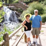 Mom and dad at Helen Hunt Falls, Colorado Springs
