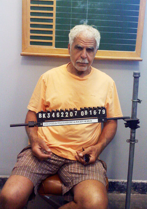 Dad at the Police Museum, Los Angeles