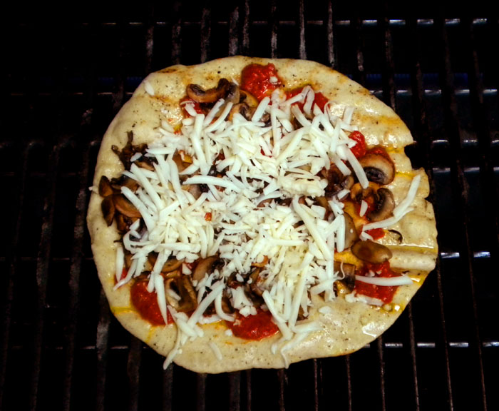 Grilled pizza