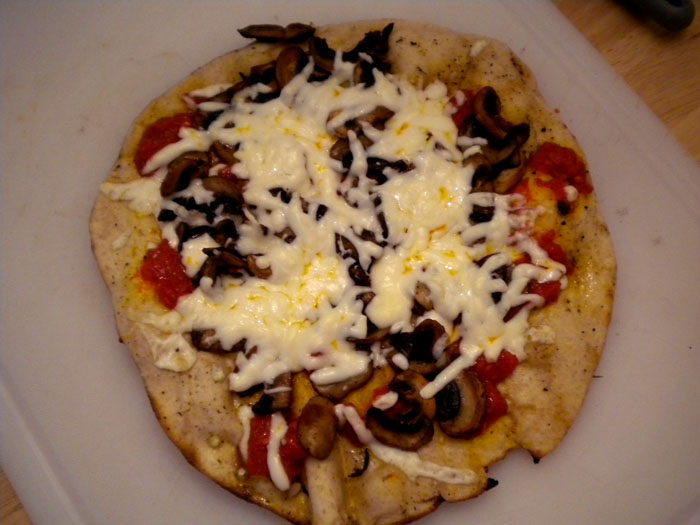 Grilled pizza