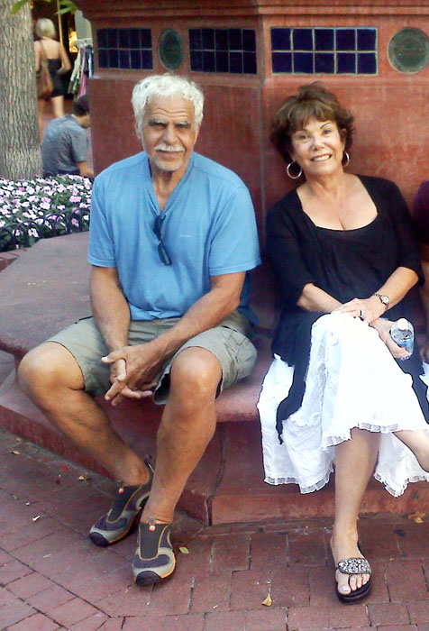 Mom and dad on Pearl Street, Boulder, CO