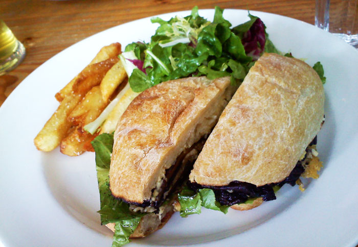 Portobello mushroom sandwich from The Kitchen Boulder, CO