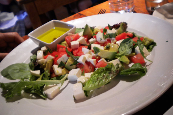 Salad from Antica Roma Trattoria, Boulder, CO