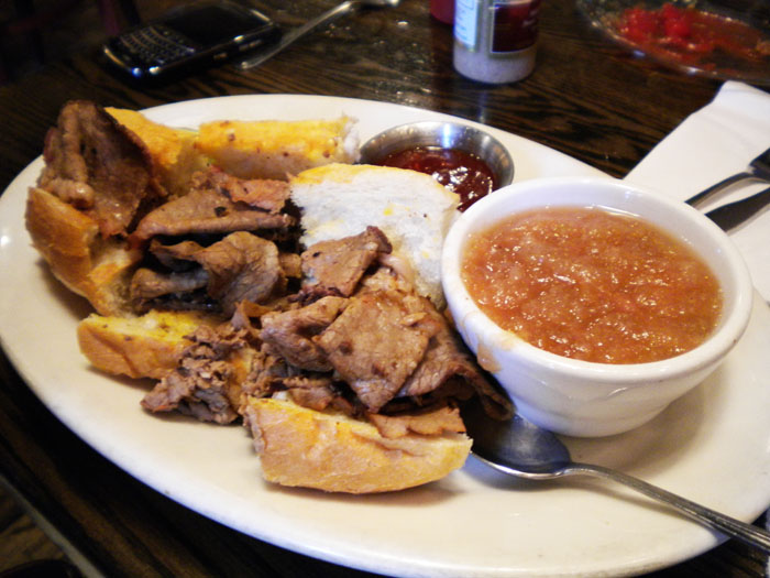 Lunch at Coopersmith's Brew Pub, Ft. Collins, CO